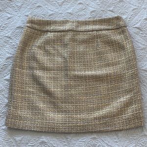 Banana Republic gold skirt size 6